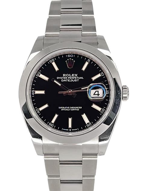 rolex oyster perpetual datejust black roman|rolex datejust 41mm black face.